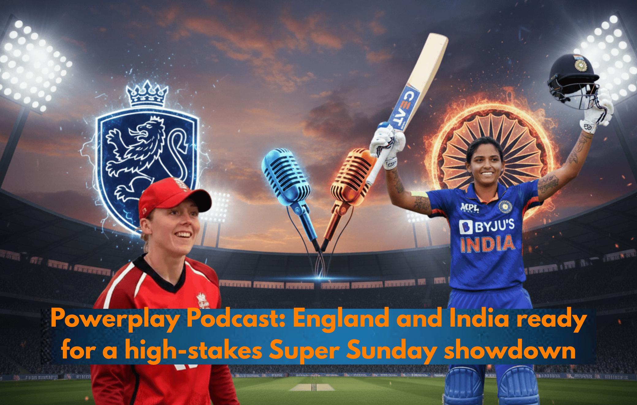 Powerplay Podcast: England and India ready for a high-stakes Super Sunday showdown