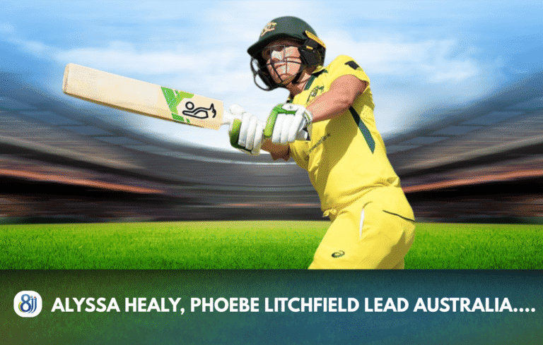 Cricket female player batting in yellow uniform on stadium field.