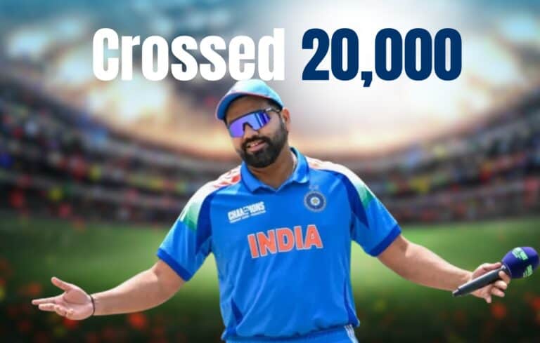 Rohit Sharma 20000 runs milestone celebration India vs South Africa 2025