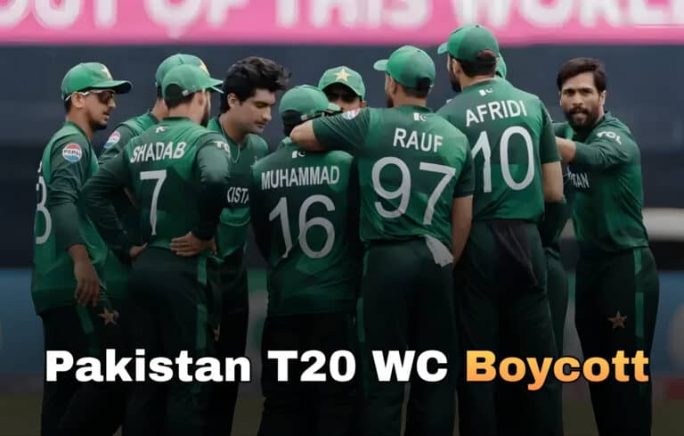 Pakistan T20 World Cup boycott