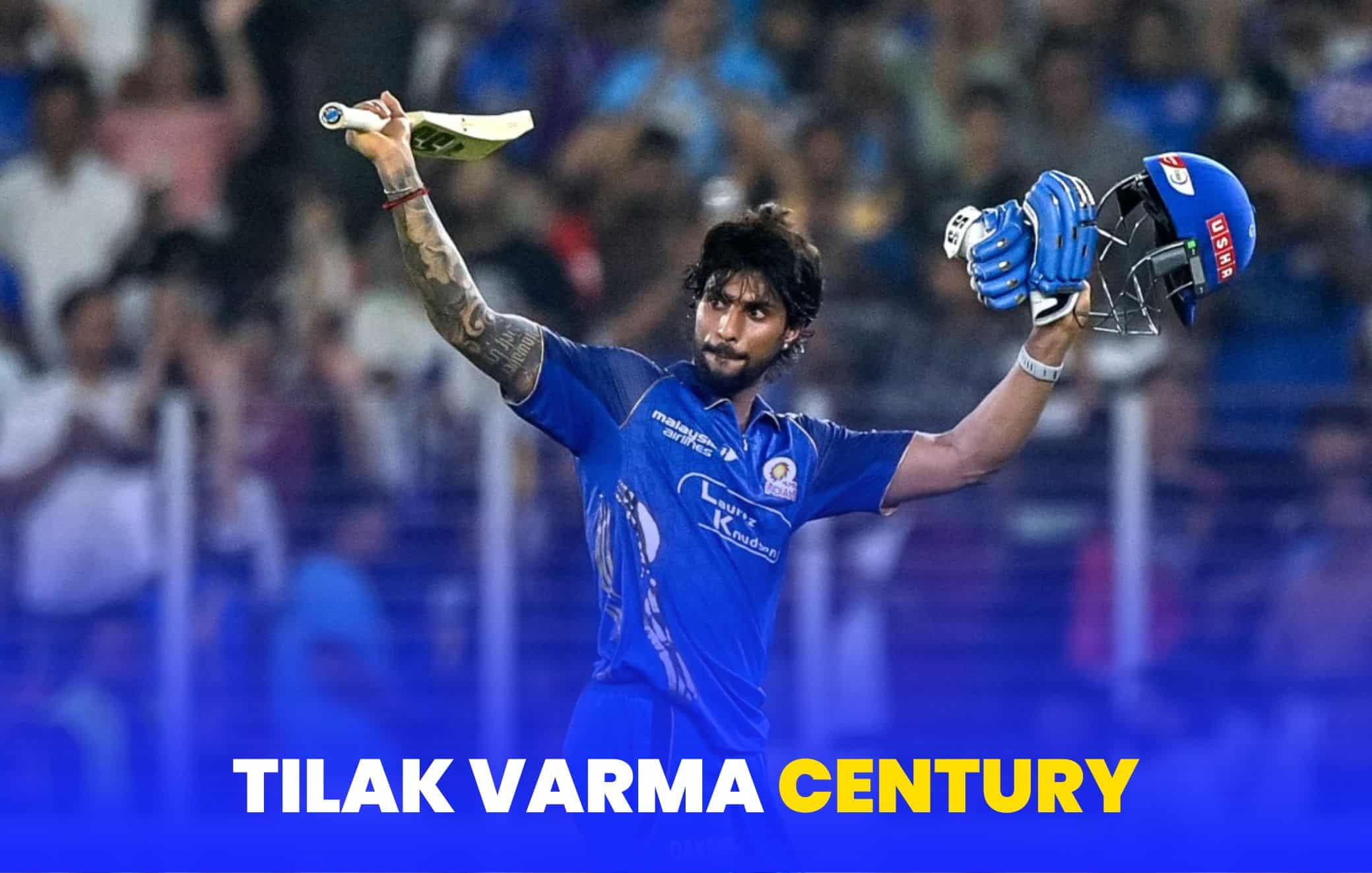 Tilak Varma century