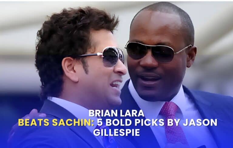 Brian Lara beats Sachin