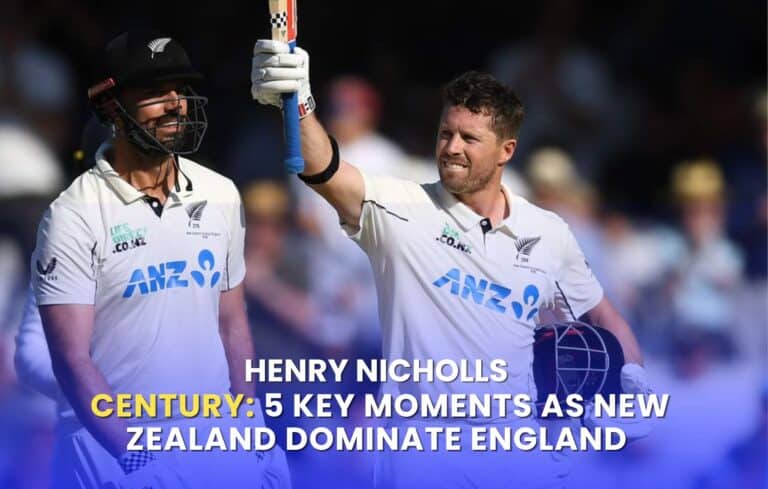 Henry Nicholls century