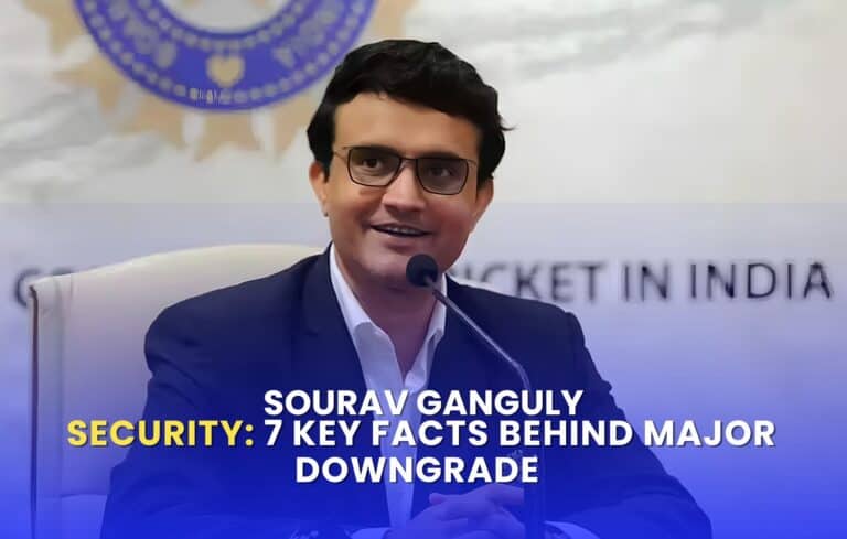 Sourav Ganguly security